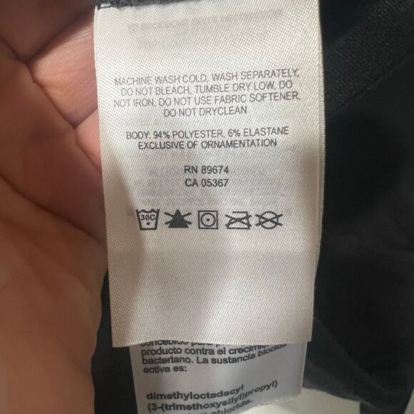 Mountain Hardwear Black Scoop Neck Long sleeve Tee Shirt Dress Sz M - Picture 4 of 14